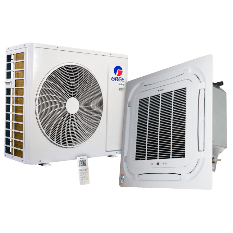 Produto Ar-Condicionado Cassete 8 Vias Inverter 36.000 BTUs Gree G-Prime Compact R-32 Frio 220v Monofásico