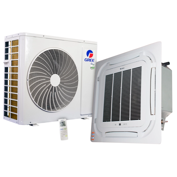 Produto Ar-Condicionado Cassete 8 Vias Inverter 56.000 BTUs Gree G-Prime Compact R-32 Frio 220v Monofásico