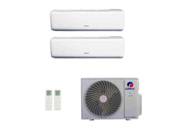 Produto Ar-Condicionado Multi Split Inverter 24.00 (1x Evap HW 12.000 + 1x Evap HW 24.000 ) Gree Quente/Frio R-32 220v