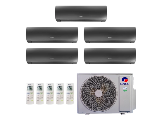 Produto Ar-Condicionado Multi Split Inverter 48.000 (3x Evap HW 12.000 + 2x Evap HW 18.000) Gree Diamond Quente/Frio R-32 220v
