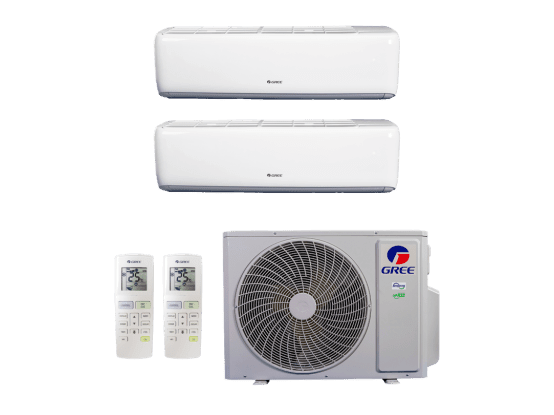 Produto Ar-Condicionado Multi Split Inverter 18.000 (2x Evap HW 9.000) Gree Quente/Frio R-32 220v