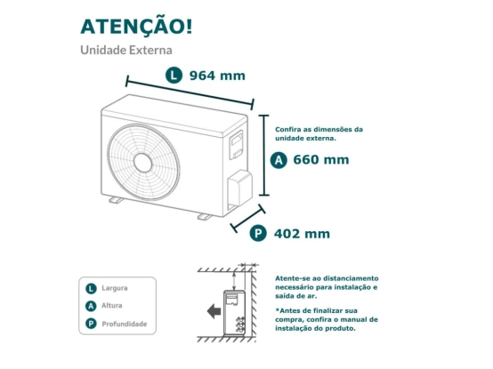 Produto Ar-Condicionado Multi Split Inverter 24.000 (2x Evap Cassete 1 Via 18.000) Gree Quente/Frio R-32 220v 