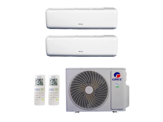 Produto Ar-Condicionado Multi Split Inverter 30.000 (2x Evap HW 24.000) Gree Quente/Frio R-32 220v