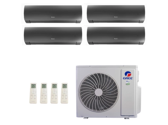 Produto Ar-Condicionado Multi Split Inverter 36.000 Diamond (1x Evap HW 9.000 + 3x Evap HW 12.000) Gree Quente/Frio R-32 220v 