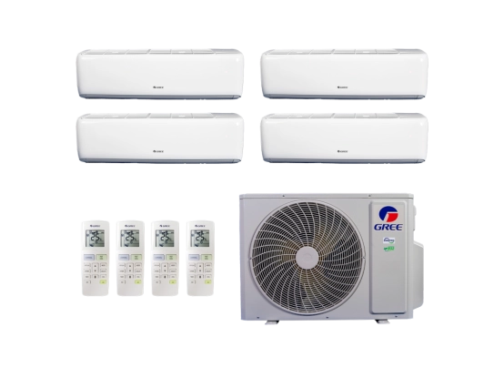 Ar Condicionado Multi Split Inverter Gree 36000 (2x Evap HW 9000 + 2x Evap HW 18000) Quente/Frio R-32 220v - CP-152 Produto Ar Condicionado Multi Split Inverter Gree 36000 (2x Evap HW 9000 + 2x Evap HW 18000) Quente/Frio R-32 220v - CP-152