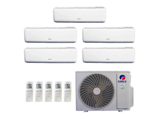 Ar-Condicionado Multi Split Inverter 36.000 (5x Evap HW 9.000) Gree Quente/Frio R-32 220V Produto Ar-Condicionado Multi Split Inverter 36.000 (5x Evap HW 9.000) Gree Quente/Frio R-32 220V