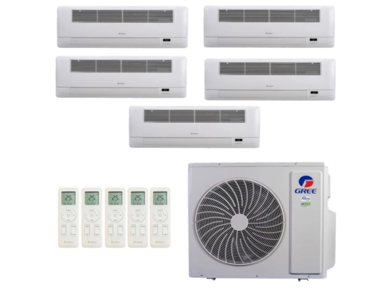 Produto Ar-Condicionado Multi Split Inverter 48.000 (2x Evap Cassete 9.000 + 2x Evap Cassete 12.000 + 1x Evap Cassete 22.000) Gree Quente/Frio R-32 220v