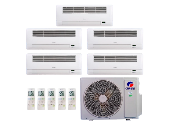 Produto Ar-Condicionado Multi Split Inverter 48.000 (4x Evap Cassete 1 Via 12.000 + 1x Evap Cassete 1 Via 18.000) Gree Quente/Frio R-32 220v