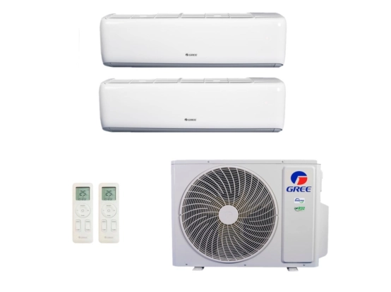 Ar-Condicionado Multi Split Inverter 18.000 (1x Evap HW 9.000 + 1x Evap HW 18.000) Gree Quente/Frio R-32 220v Produto Ar-Condicionado Multi Split Inverter 18.000 (1x Evap HW 9.000 + 1x Evap HW 18.000) Gree Quente/Frio R-32 220v
