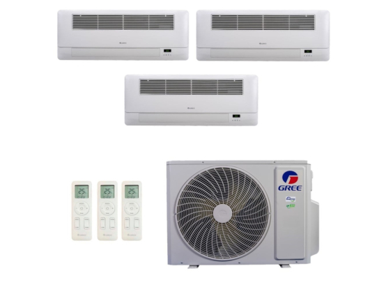 Produto Ar-Condicionado Multi Split Inverter 30.000 (2x Evap Cassete 1 Via 9.000 + 1x Evap Cassete 1 Via 22.000) Gree Quente/Frio R-32 220v