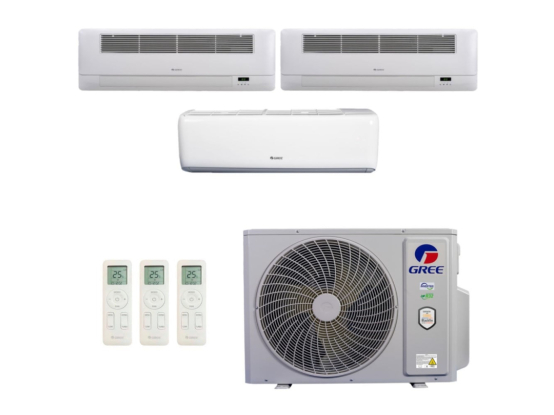 Produto Ar-Condicionado Multi Split Inverter 36.000 (1x Evap HW 9.000 + 2x Evap Cassete 1 Via 22.000) Gree Quente/Frio R-32 220v