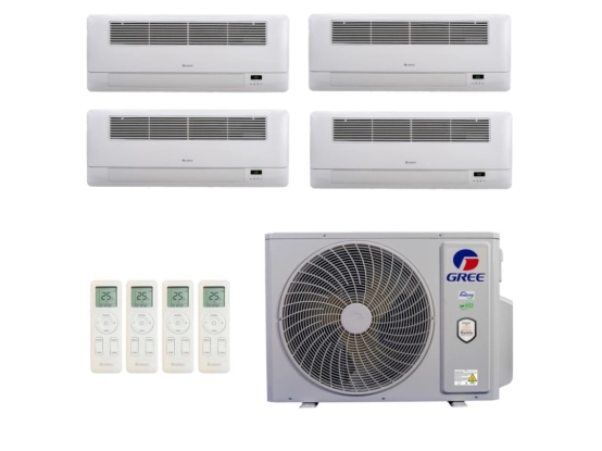 Produto Ar-Condicionado Multi Split Inverter 36.000 (2x Evap Cassete 1 Via 9.000 + 2x Evap Cassete 1 Via 18.000) Gree Quente/Frio R-32 220v 