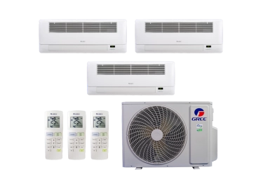 Produto Ar Condicionado Multi Split Inverter Gree 24000 (2x Evap K7 1 Via 9000 + 1x Evap K7 1 Via 18000) Quente/Frio R-32 220v