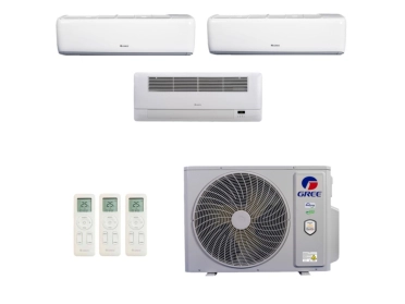 Produto Ar Condicionado Multi Split Inverter Gree 36000 (2x Evap HW 12000 + 1x Evap Cassete 1 Via 22000) Quente/Frio R-32 220v