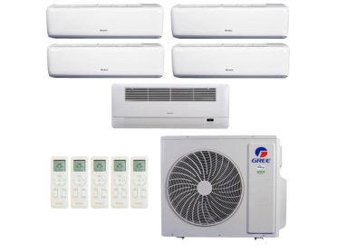Produto Ar Condicionado Multi Split Inverter Gree 42000 (4x Evap HW 9000 + 1x Evap Cassete 1 Via 18000) Quente/Frio R-32 220v