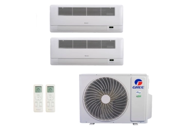 Produto Ar-Condicionado Multi Split Inverter 18.000 (1x Evap Cassete 1 Via 9.000 + 1x Evap Cassete 1 Via 12.000) Gree Quente/Frio R-32 220v