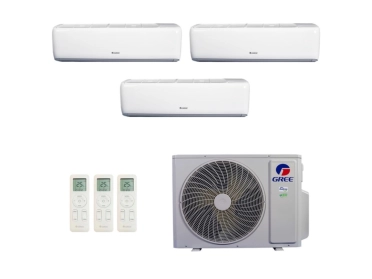 Produto Ar-Condicionado Multi Split Inverter 24.000 (2x Evap HW 9.000 + 1x Evap HW 18.000) Gree Quente/Frio R-32 220v 