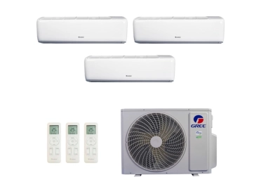 Produto Ar-Condicionado Multi Split Inverter 30.000 (1x Evap HW 9.000 + 2x Evap HW 18.000) Gree Quente/Frio R-32 220v