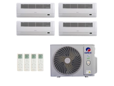 Produto Ar-Condicionado Multi Split Inverter 36.000 (4x Evap Cassete 1 Via 12.000) Gree Quente/Frio R-32 220v