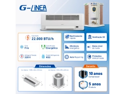 Ar-Condicionado Cassete 1 Via Inverter 22.000 BTUs Gree G-Línea R-32 Frio 220v Monofásico Produto Ar-Condicionado Cassete 1 Via Inverter 22.000 BTUs Gree G-Línea R-32 Frio 220v Monofásico