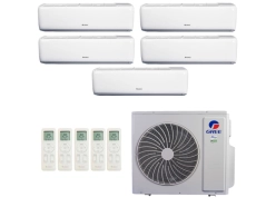 Produto Ar-Condicionado Multi Split Inverter 42.000 (3x Evap HW 9.000 + 2x Evap HW 12.000) Gree Quente/Frio R-32 220v