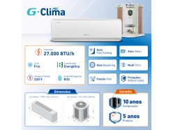 Ar-Condicionado Split Inverter 27.000 BTUs Gree G-Clima Frio R-32 220v Produto Ar-Condicionado Split Inverter 27.000 BTUs Gree G-Clima Frio R-32 220v